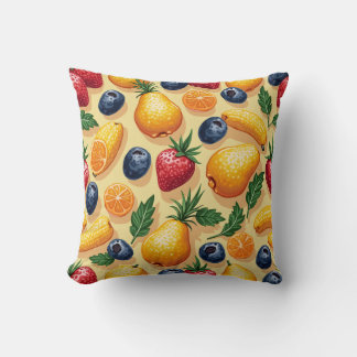 Uppfräschning och söt frukt mönster cushion kudde