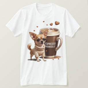 Uppfriska dig själv – Coffee Chihuahua Edition T Shirt
