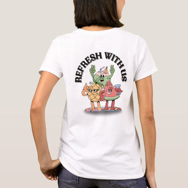 Uppfriska Med Oss T Shirt (Baksida)