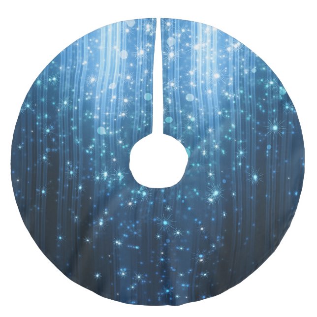 Uppfriskande Abstrakt: Upplyst bakgrundsbild. Julgransmatta Borstad Polyester (Framsidan)