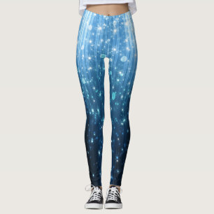 Uppfriskande Abstrakt: Upplyst bakgrundsbild. Leggings