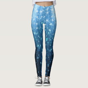 Uppfriskande Abstrakt: Upplyst bakgrundsbild. Leggings