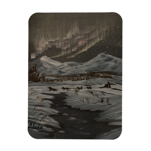 Uppfriskande Aurora Magnet (Vertikal)