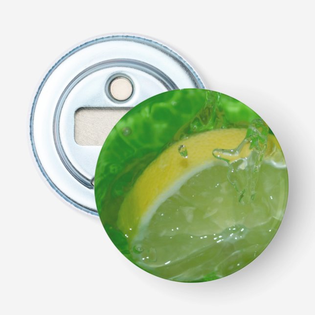 Uppfriskande citronsprut flasköppnare (Framsidan)