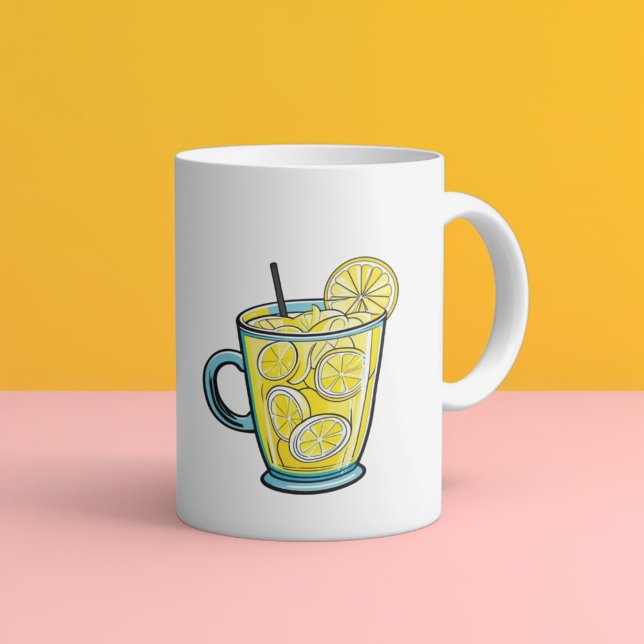 Uppfriskande kopp med lemonad-mugg (Skapare uppladdad)