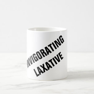Uppfriskande laxermedel kaffemugg