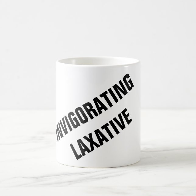 Uppfriskande laxermedel kaffemugg (Center)