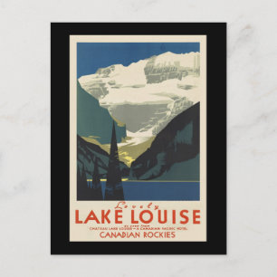 Uppfriskande Sjö Louise Vykort