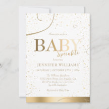 Uppfriskande Sprinkle Shower Guld Baby