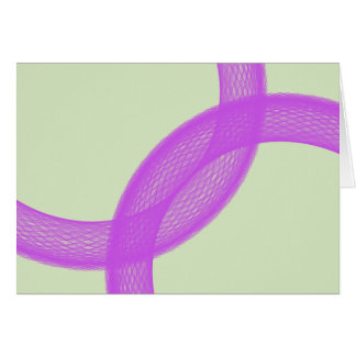 Uppfyllande av lila andlig hälsningskort