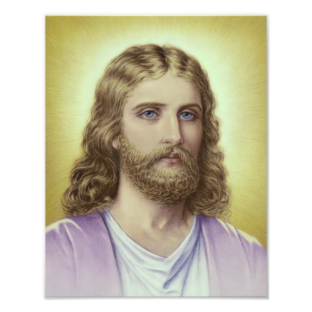 Uppfylld Mästare Jesus Kristus Fototryck (Framsidan)