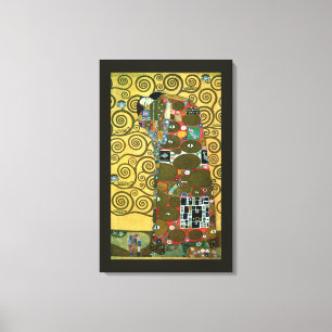 Uppfyllelse aka Kyssen av Gustav Klimt Canvastryck