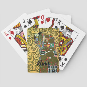 Uppfyllelse aka Kyssen av Gustav Klimt Casinokort