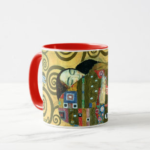 Uppfyllelse aka Kyssen av Gustav Klimt Mugg