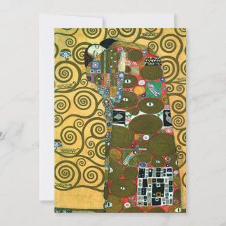 Uppfyllelse (Kramen) av Gustav Klimt Vigsel Inbjudningar