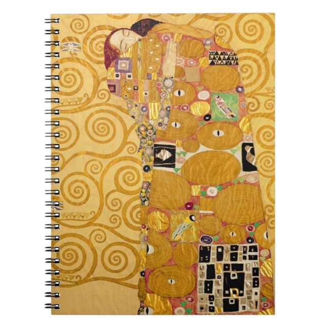Uppfyllelse (Stoclet fris) c.1905-09 Anteckningsbok Med Spiral (Framsidan)