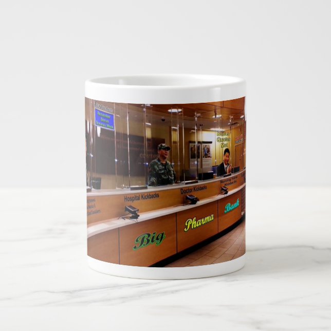 Uppfyller vår kvot jumbo mugg (Framsidan)