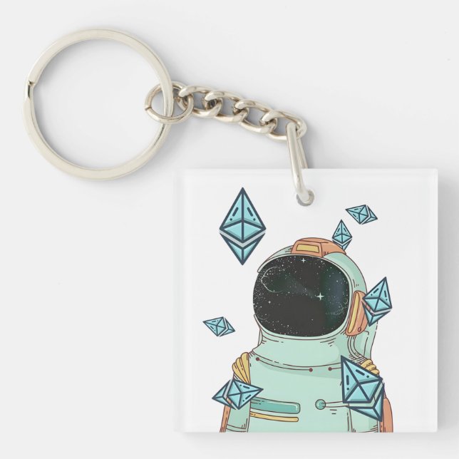 Uppgift om ETH Space Man Merch Måne - QR-kod (Framsidan)