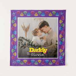 Uppgift om familjen Porträtt Gift - Pappa Dotter S