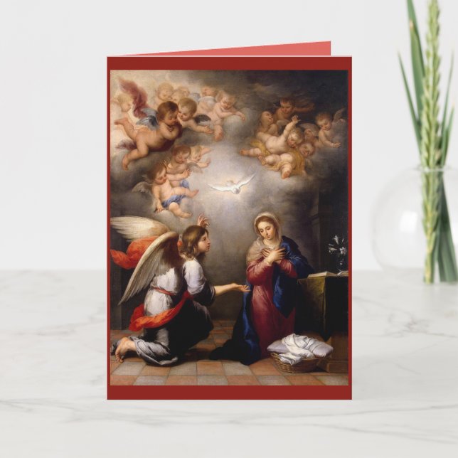 Uppgift om Murillo-Helgdag (i detalj) Helgkort (Framsida)