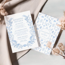 Uppgifter om blommigten bröllop för blåvitlök