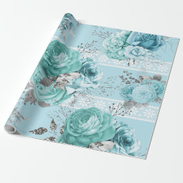 Uppgifter om Blue Rosor Snöre och Silver Presentpapper