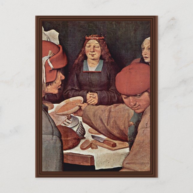Uppgifter om Bröllop per Bruegel D. Ä. Pieter (B. Vykort (Framsida)