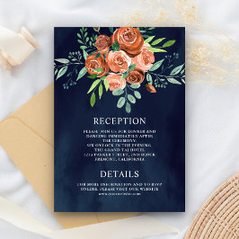 Uppgifter om den Blommigt flottan Bröllop i Ro Tilläggskort
