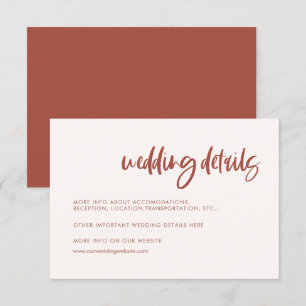 Uppgifter om den moderna eleganten snö rosa bröllo tilläggskort