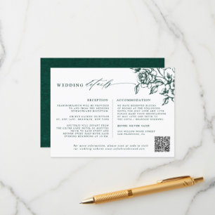 Uppgifter om Emerald Greenery Vintage Botanical Br Tilläggskort