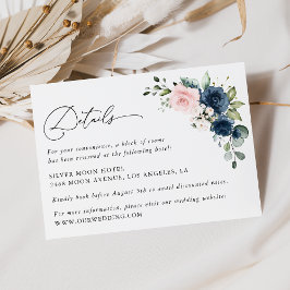 Uppgifter om flodvågor, Rosa Flowers, Blommigt Brö Tilläggskort