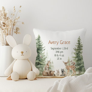 Uppgifter om Forest Woodland Animals Baby Kudde