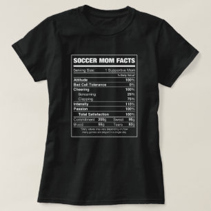 Uppgifter om fotboll mamma t shirt