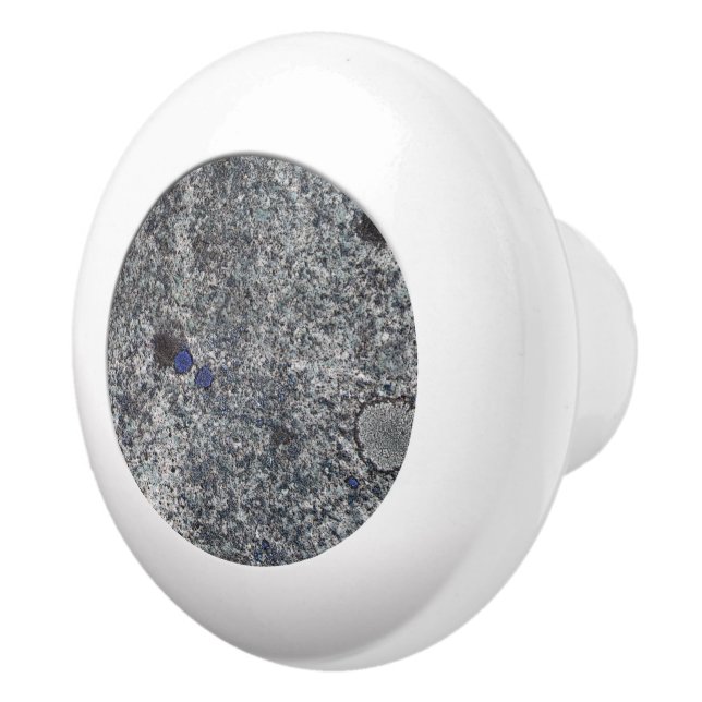 Uppgifter om geologi Grått Granite Blue Knopp (Höger)