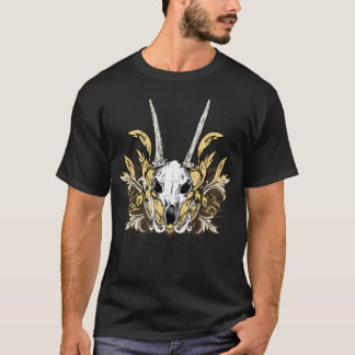 Uppgifter om getskal och graverad Blommigt T Shirt