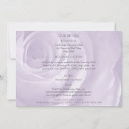 uppgifter om lavender ro enkla elegant bröllop