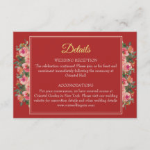 Uppgifter om rosa blommigt, modern kinesiska bröll