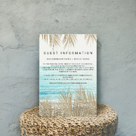 Uppgifter om stranden vid den moderna stranden gul tilläggskort