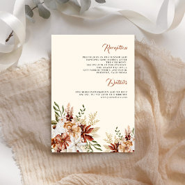 Uppgifter om Terracotta Blommigt WildblommCream Br Tilläggskort