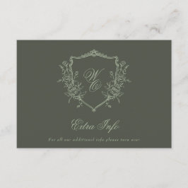 Uppgifter om utandning av klassisk olivolja Elegan Tilläggskort