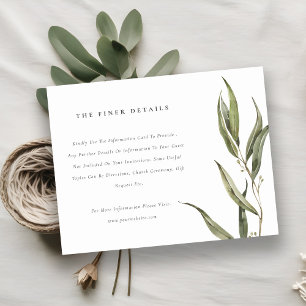 Uppgifter om vattenfärgen Eucalyptus Botanical Brö Tilläggskort