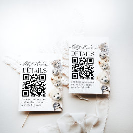 Uppgifter om vinterdjur Kön Neutral babymusvisar Tilläggskort