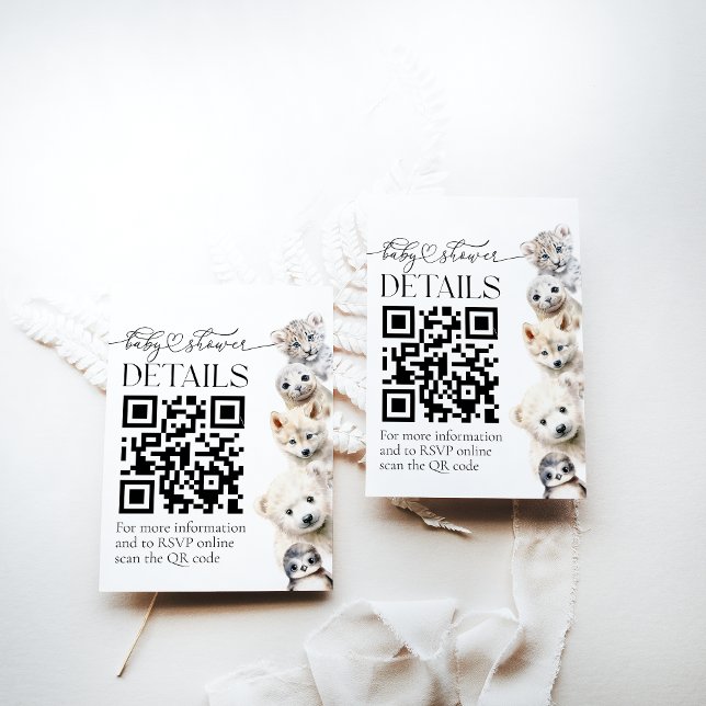 Uppgifter om vinterdjur Kön Neutral babymusvisar Tilläggskort (Skapare uppladdad)