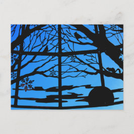 Uppgiftskort för daghem för solnedgångarna 6 vykort