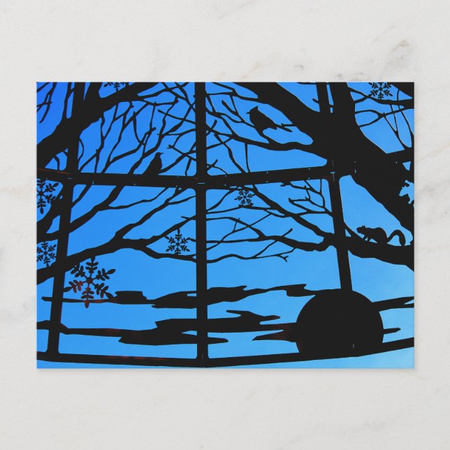 Uppgiftskort för daghem för solnedgångarna 6 vykort (Framsida)