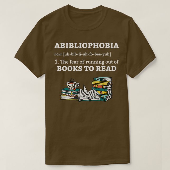 Uppgiftsuppfattning i Bok T Shirt (Design framsida)
