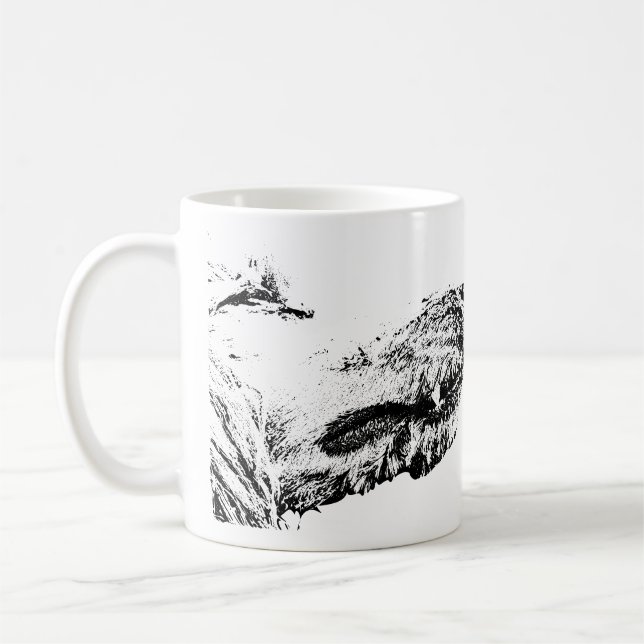 Uppgivenhet i varje blick kaffemugg (Vänster)