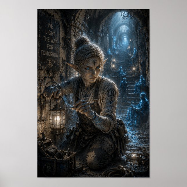 Uppgivenhet / Ljusarbetare / Katakomber Poster (Framsidan)