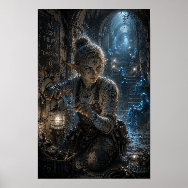Uppgivenhet / Ljusarbetare / Katakomber Poster (Framsidan)