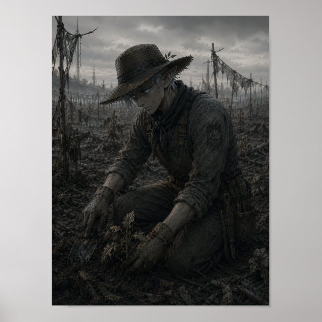Uppgivenhet / Trädgårdsmästare / Plantager Poster (Framsidan)